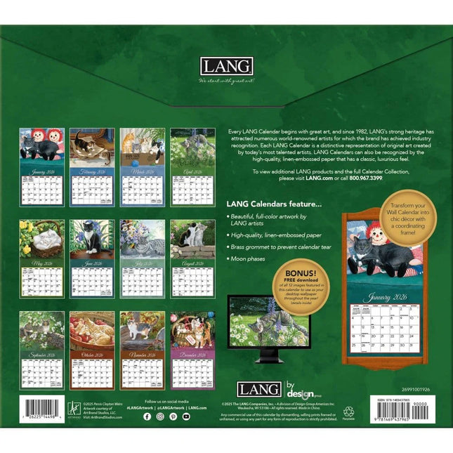 LANG Love of Cats Kalender 2026