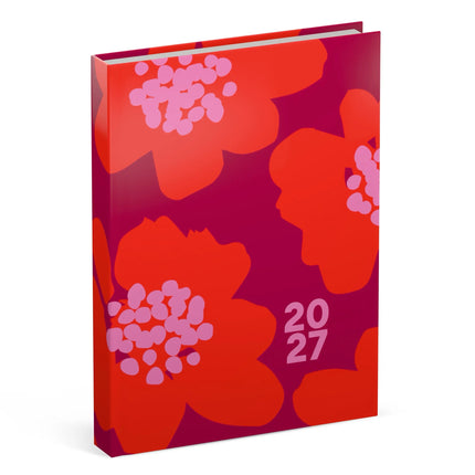 Lannoo Flowers Mini Agenda 2027 Rood