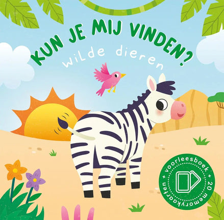 Lantaarn Kun je mij Vinden? Wilde dieren. Voorleesboek en Memoryspel