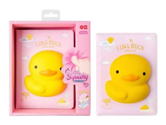 Lazy Stars Notitieboek Met Squishable 3d Figuur Eend A5