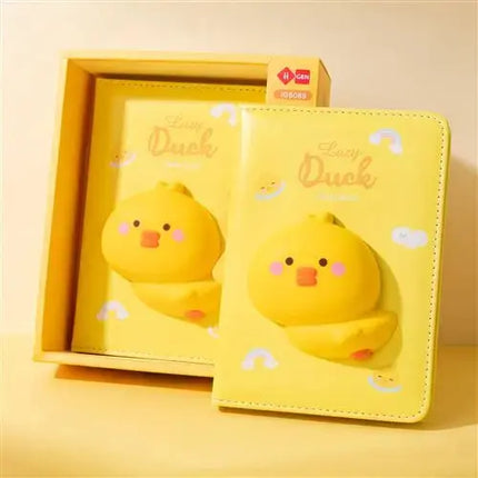 Lazy Stars Notitieboek Met Squishable 3D Figuur Eend Mini