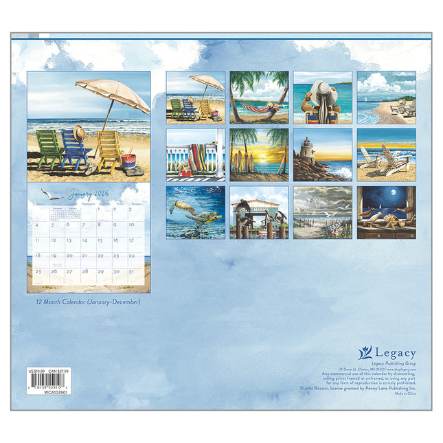 Legacy By the Sea Kalender 2026