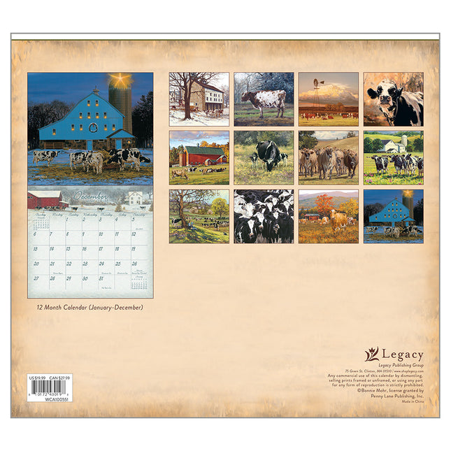 Legacy Cow Kalender 2026