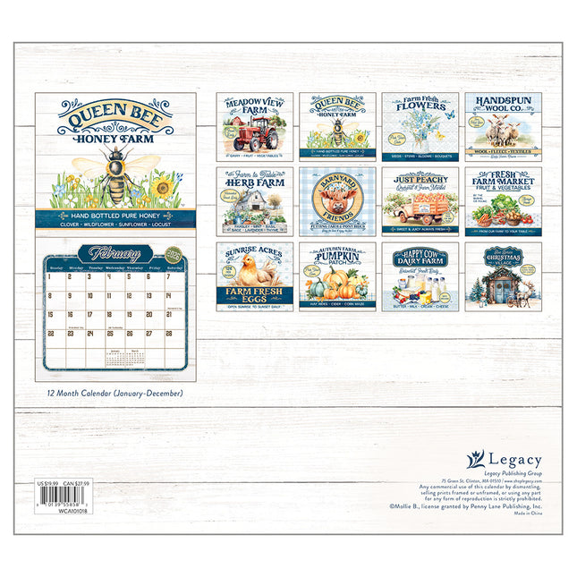 Legacy Farm to Table Kalender 2026