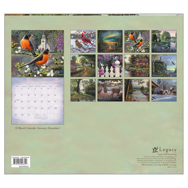 Legacy Peace and Tranquility Kalender 2026
