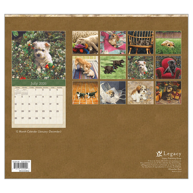 Legacy Puppies Kalender 2026