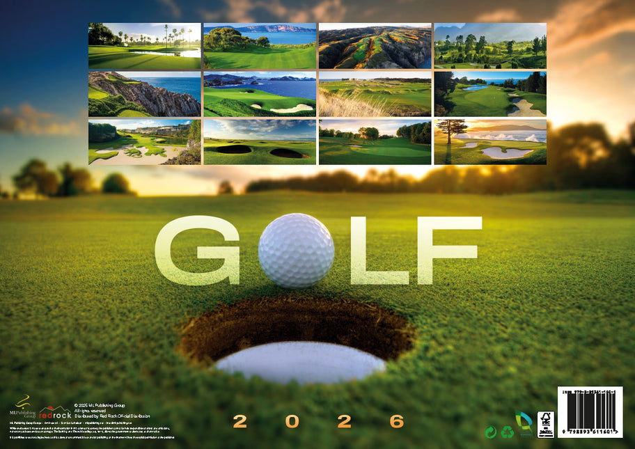 ML Publishing Golf A3 Kalender 2026