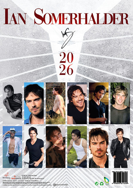 ML Publishing Ian Somerhalder A3 Kalender 2026