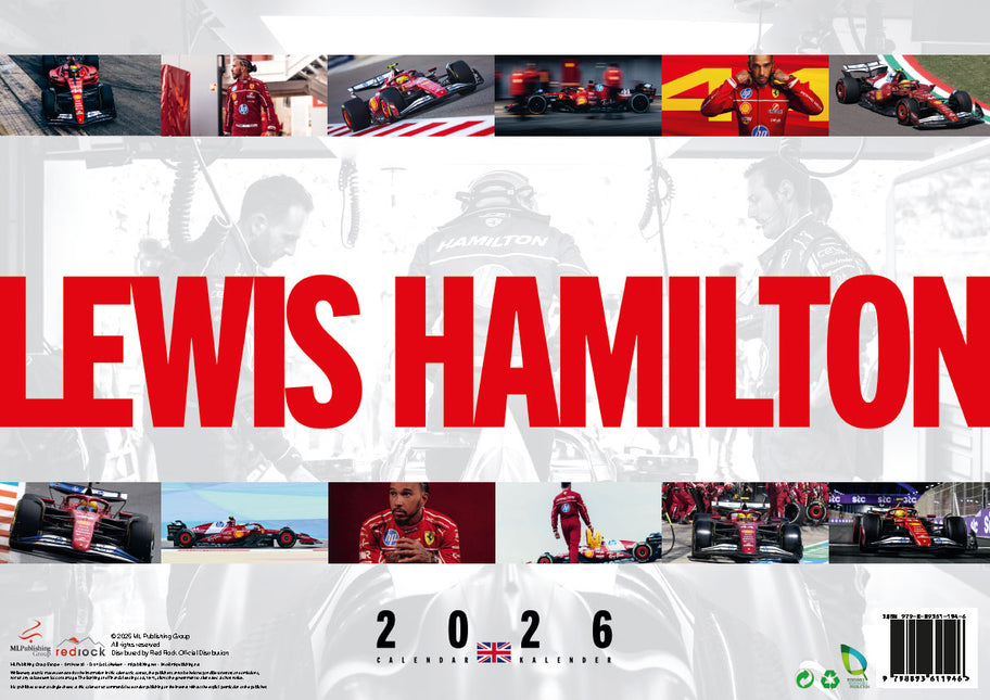 ML Publishing Lewis Hamilton A3 Kalender 2026
