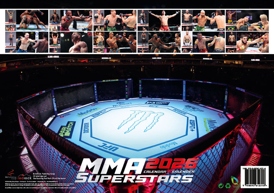 ML Publishing MMA Superstars A3 Kalender 2026