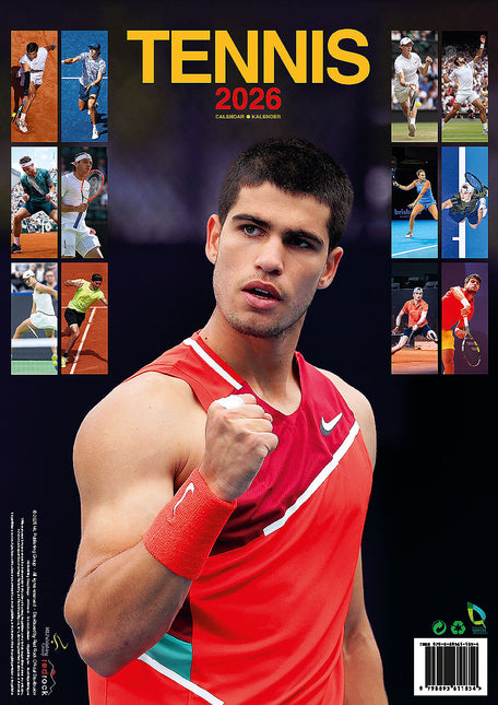 ML Publishing Tennis A3 Kalender 2026