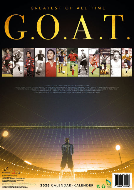 ML Publishing Voetbal Helden A3 Kalender 2026