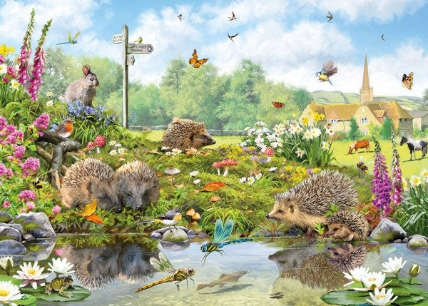 Otterhouse Riverside Wildlife Puzzel 1000 Stukjes