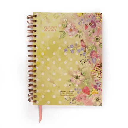 Paperclip Bureau Agenda White Dots Pattern 2027 – Paperclip
