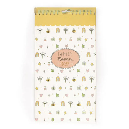 Paperclip Familieplanner Flower Pattern 2027 – Paperclip