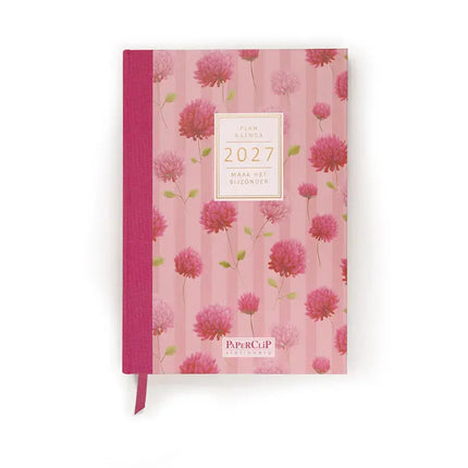 Paperclip Lifeplanner Pink Flower 2027 – Paperclip
