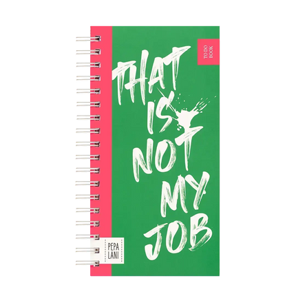 Pepa Lani Pepa Lani To Do Boek Flower This is not my job Green