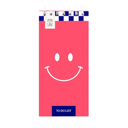 Pepa Lani Pepa Lani To Do Lijst Flower Smiley Pink