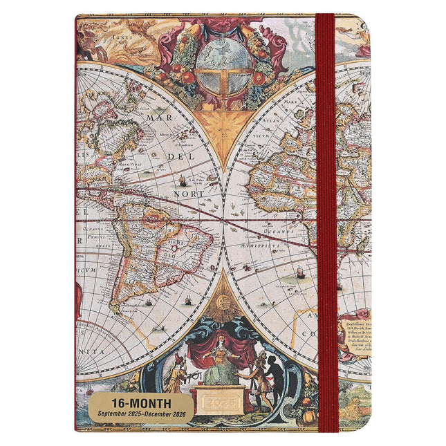 Peter Pauper Old world Compact diary 16 Maanden 2026