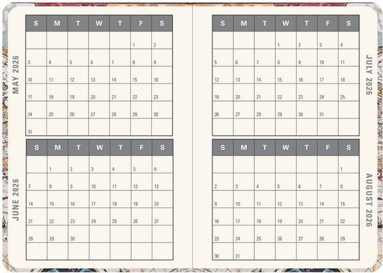 Peter Pauper Old world Compact diary 16 Maanden 2026