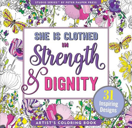 Peter Pauper Strength and Dignity Kleurboek
