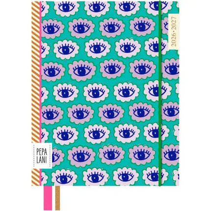 Pimpelmees Pepa Lani A5 Schoolagenda 2026-2027 Eyes