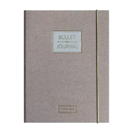 Pimpelmees Pimpelmees Bullet Journal PRO Luxe Linnen Mono Warm Nude