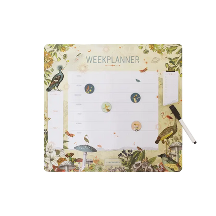 Pimpelmees Pimpelmees Weekplanner Magnetisch