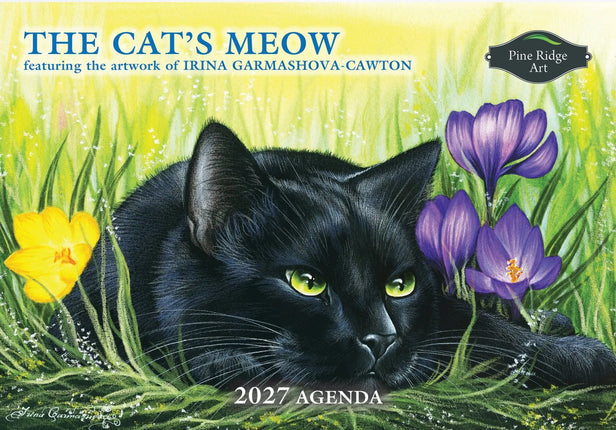 Pine Ridge The Cat's Meow Pocket Planner 2027