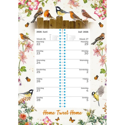 Plenty Gifts Birds Weekomleg Kalender 2026