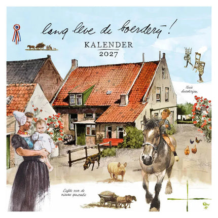 Plenty Gifts Rien Poortvliet Kalender 2027 Boerderij