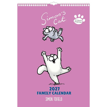 Portico Simon's Cat Family Kalender 2027 A3