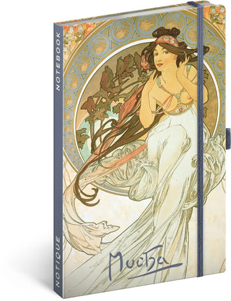Presco Alphonse Mucha Notitieboek A5 Music