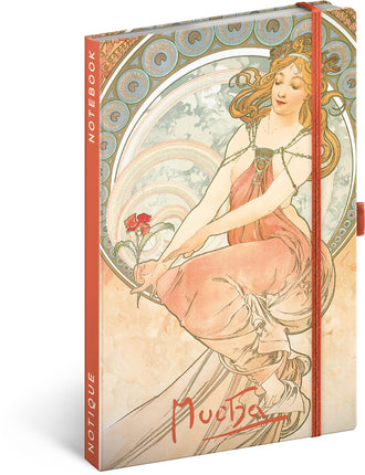Presco Alphonse Mucha Notitieboek A5 Painting
