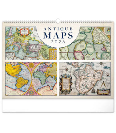 Presco Antique Maps Kalender Groot 2026