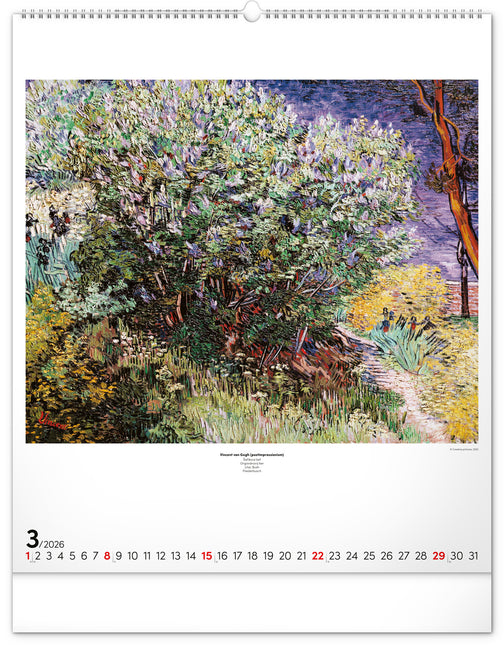 Presco Impressionism Kalender 2026 Groot