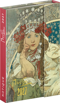 Presco Magnetische Weekplanner Alphonse Mucha 2027