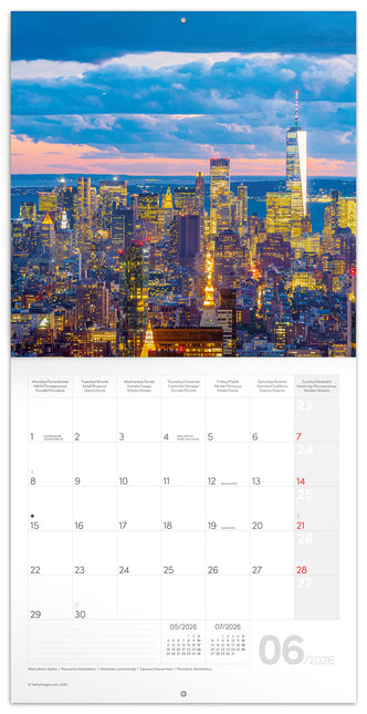 Presco New York Kalender 2026