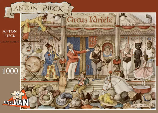 Puzzelman Anton Pieck Circus Variete Puzzel 1000 Stukjes