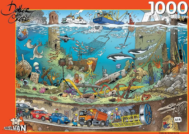 Puzzelman Onder Water – Danker Jan Puzzel 1000 Stukjes