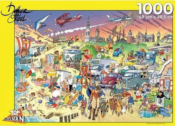 Puzzelman Strand – Danker Jan Puzzel 1000 Stukjes