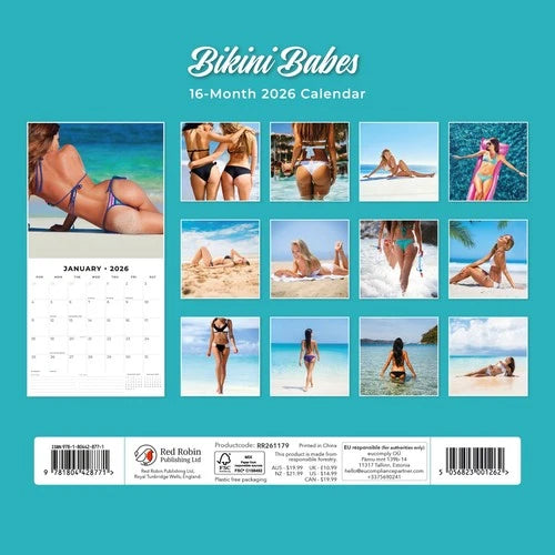 Red Robin Bikini Babes Kalender 2026