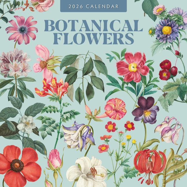 Red Robin Botanical Flowers Kalender 2026