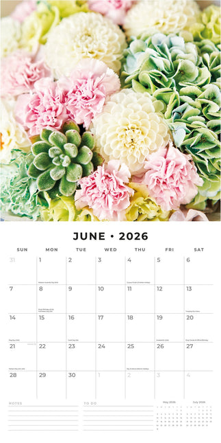 Red Robin Floral Collection Kalender 2026