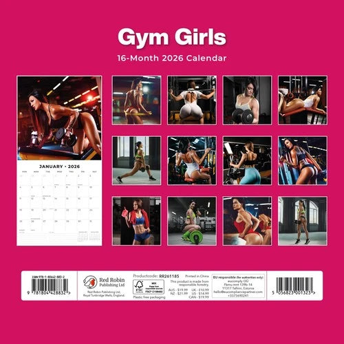 Red Robin Gym Girls Kalender 2026