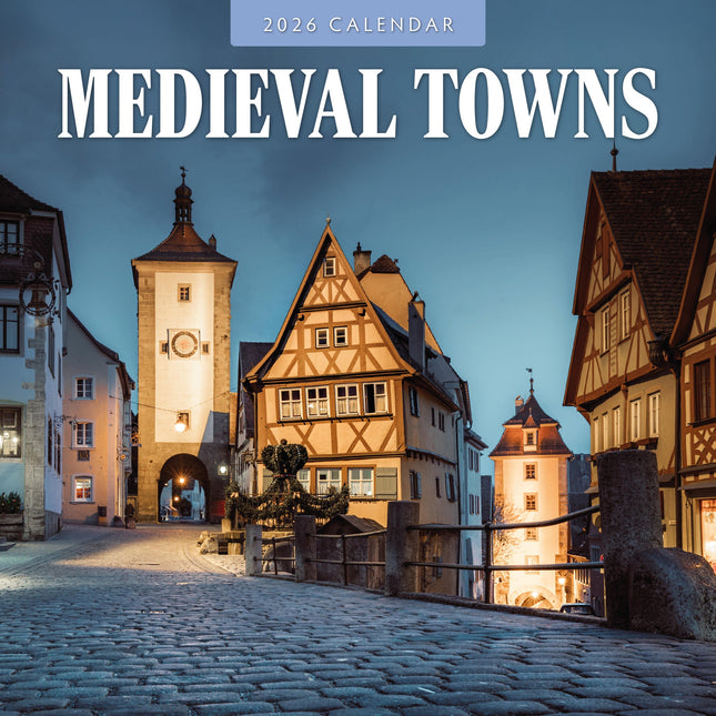 Red Robin Medieval Towns Kalender 2026
