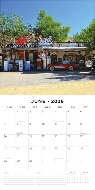 Red Robin Route 66 Kalender 2026