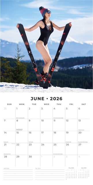 Red Robin Snow Girls Kalender 2026