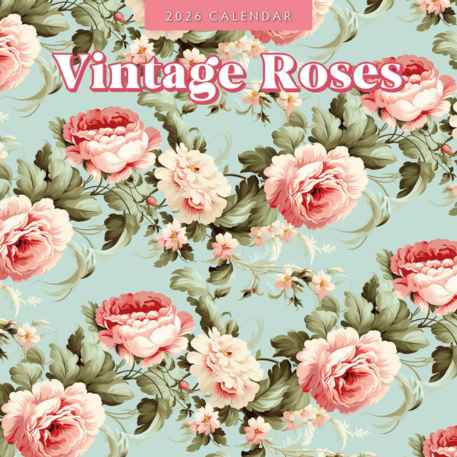 Red Robin Vintage Roses Kalender 2026