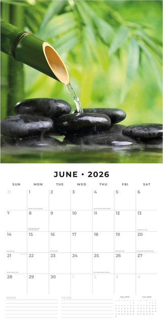 Red Robin Zen Kalender 2026